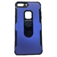 Capa Trasera Hard Con Mesa Support Para Apple Iphone 7 Plus / 8 Plus (5.5 ) Azul